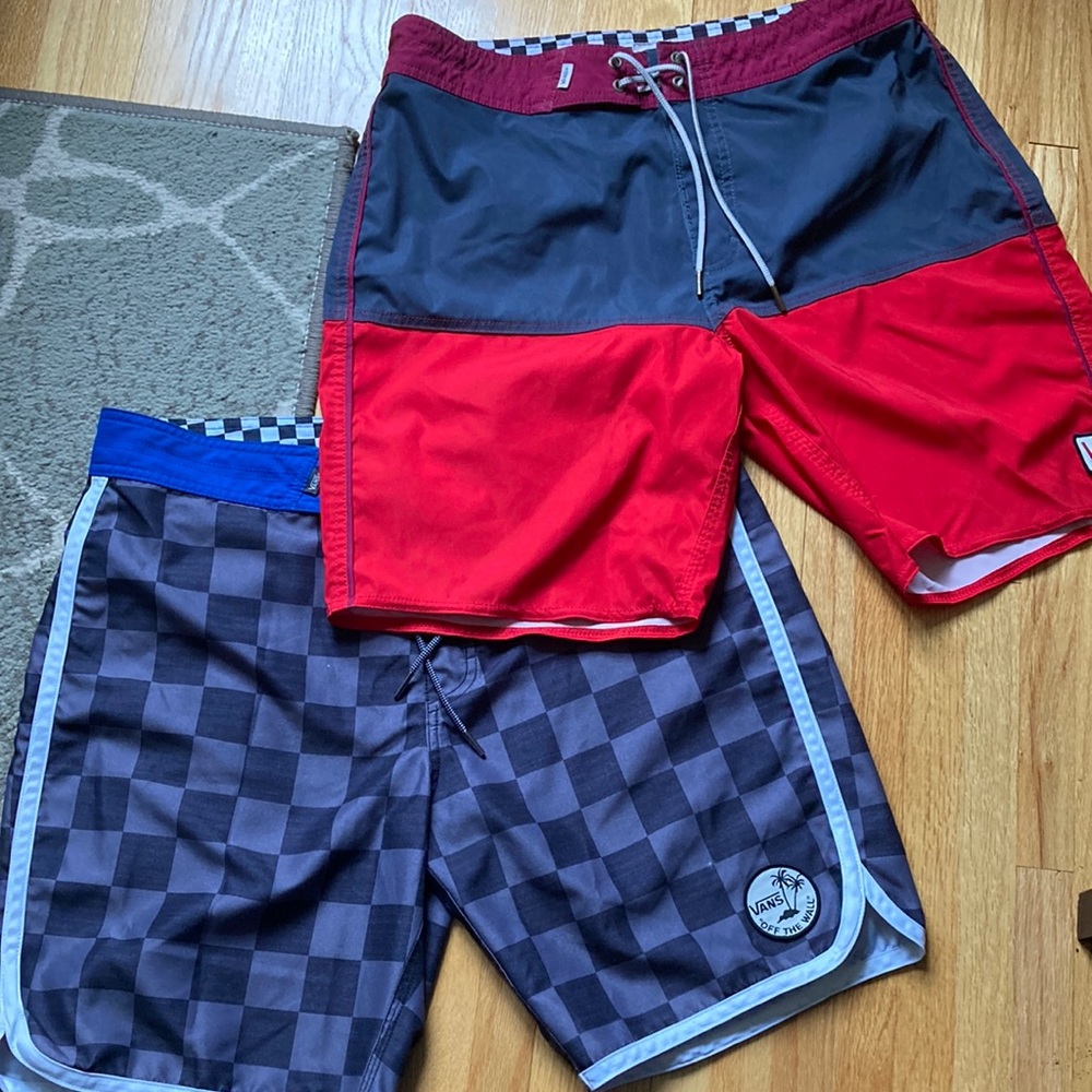 *BUNDLE* 2 pairs Vans Swim Trunks size 32